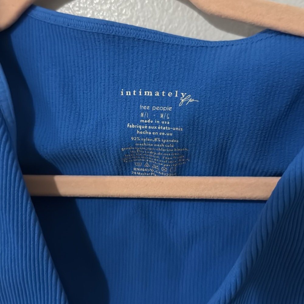 Free People Intimately Meg Seamless Bodysuit Size M/L - Picture 7 of 10
